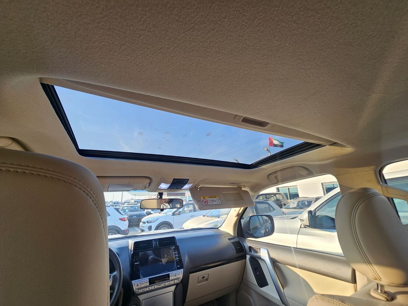 تويوتا برادو Toyota land cruiser Prado year 2022 FULL OPTION petrol engine brown color automatic transmission v6