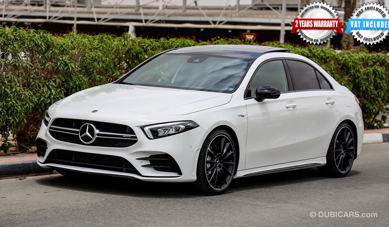 مرسيدس بنز A 35 AMG مرسيدس بنز Turbo 4MATIC AMG A35خليجية 2021 Night Package 0Km مع ضمان سنتين مفتوح الكيلو من EMC