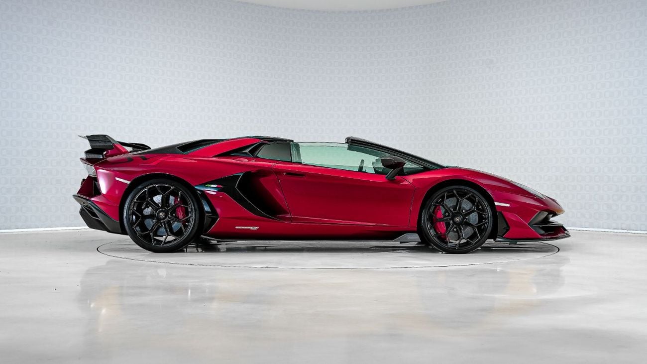 لامبورغيني أفينتادور Aventador Roadster SVJ LP770-4 | AED 30,999 PM | Warranty May 2026 | GCC