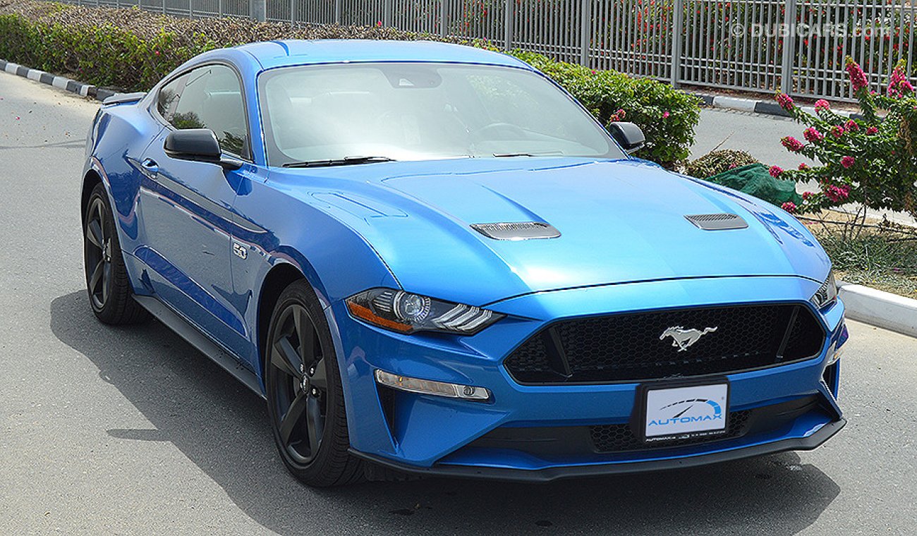 Ford Mustang 2019 GT Premium, 5.0 V8 GCC, 0km w/ 3Years or 100K km Warranty and 60K km Service at Al Tayer