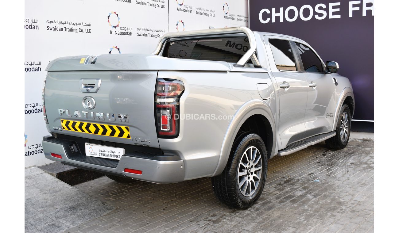 Great Wall Poer AED 1199 PM | 2.0L PLATINUM 4WD GCC AGENCY WARRANTY UP TO 2025 OR 100K KM