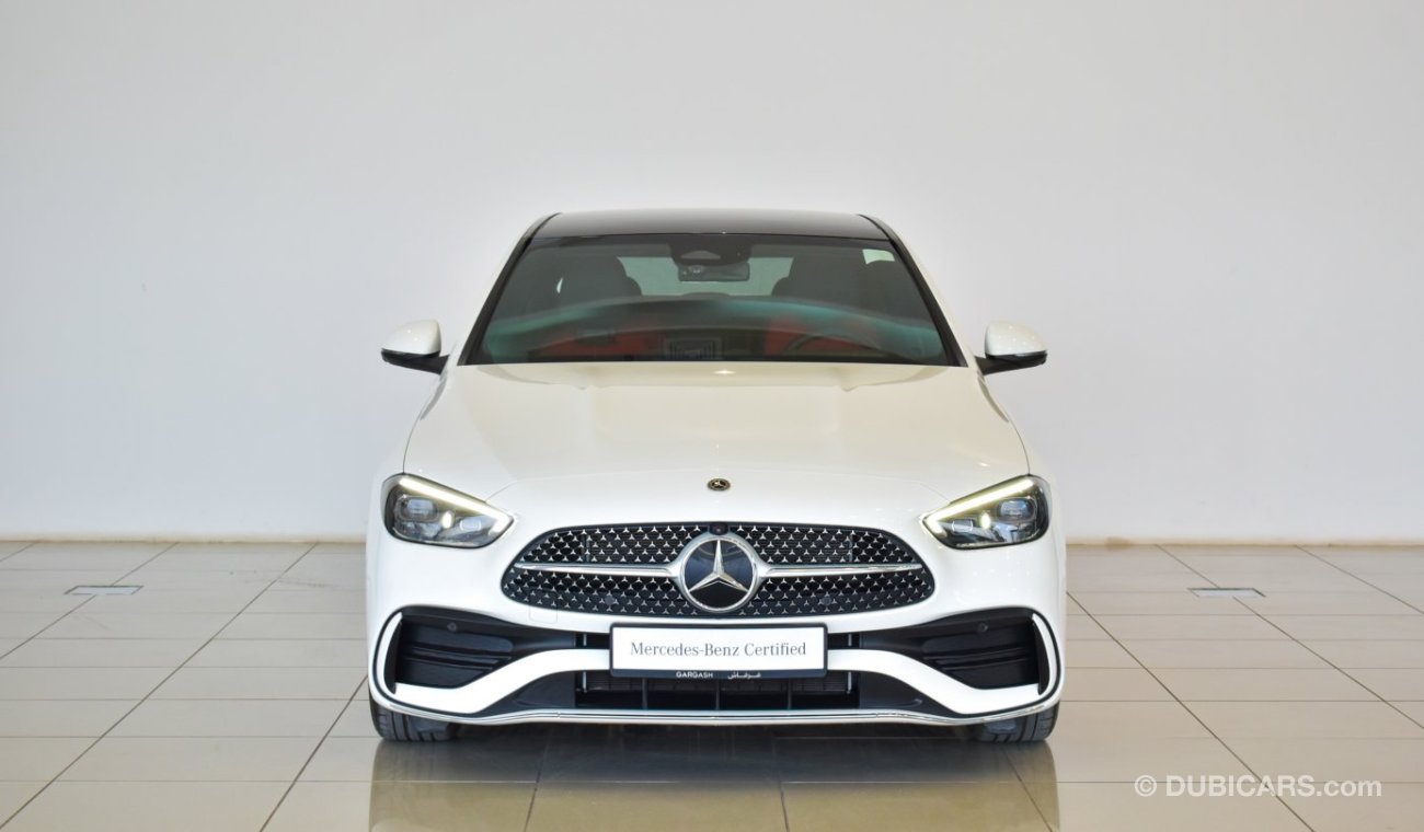 مرسيدس بنز C 200 SALOON / Reference: VSB ***** Certified Pre-Owned with up to 5 YRS SERVICE PACKAGE!!!