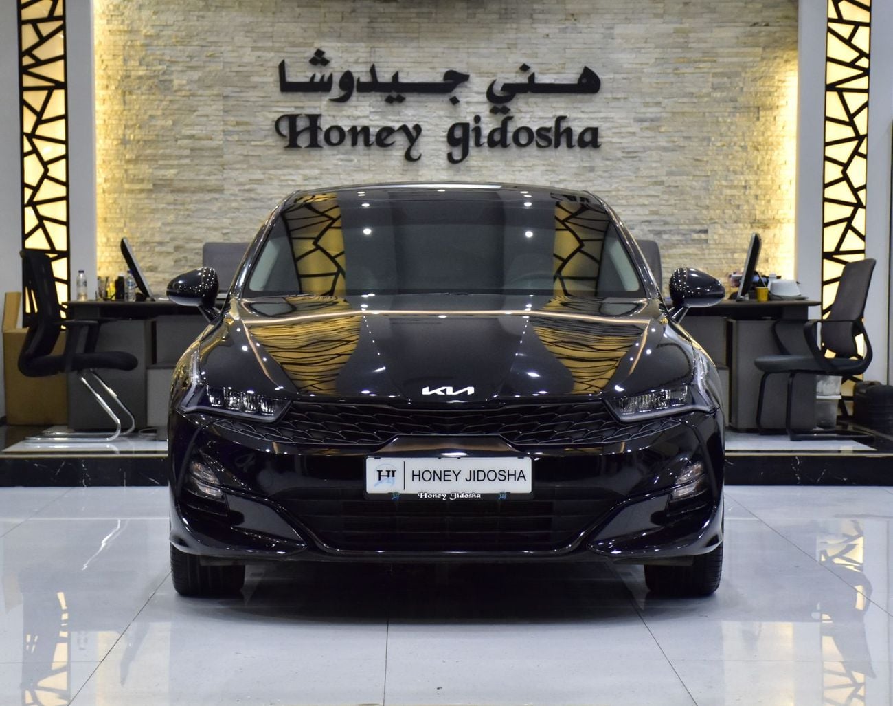 Kia K5 EXCELLENT DEAL for our KIA K5 ( 2023 Model ) in Black Color GCC Specs