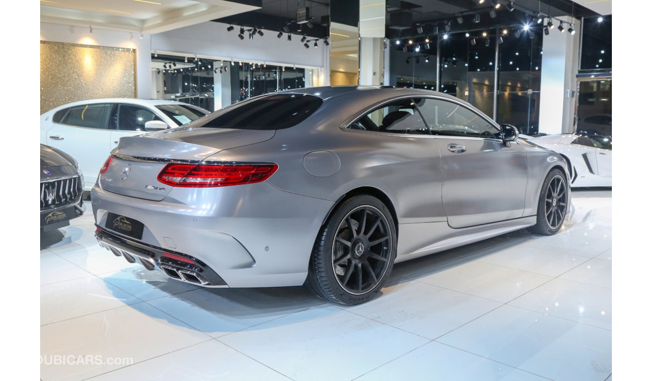 مرسيدس بنز S 63 AMG كوبيه MERCEDES-BENZ S63 AMG COUPE 5.5L V8 BITURBO [IMMACULATE CONDITION]