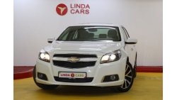 Chevrolet Malibu LTZ 2016 GCC under Warranty with Zero Down-Payment.