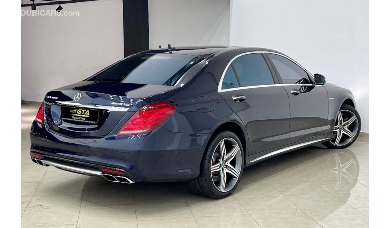 مرسيدس بنز S 63 AMG 2014 Mercedes S 63 AMG 4Matic, Full Service History, Warranty, GCC