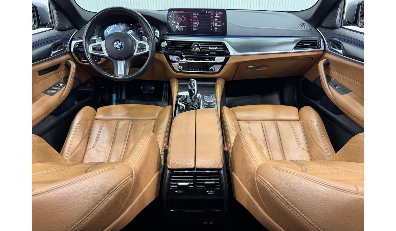 بي أم دبليو 530i M Sport 2.0L 2021 BMW 530i M-Sport, April 2026 BMW Warranty + Service Pack, Full Options, GCC