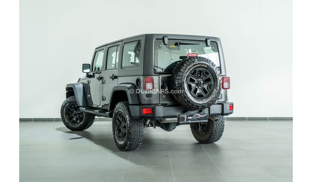 Jeep Willys 2018 Jeep Wrangler Unlimited Willy’s / 5 Year Jeep Warranty & Full Jeep Service History