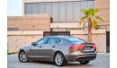 Jaguar XE 2.0L Turbo | 1,155 P.M | 0% Downpayment | Amazing Condition