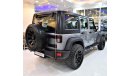 جيب رانجلر ORIGINAL PAINT ( صبغ وكاله ) Jeep Wrangler JK UNLIMITED SPORT 2018 Model!! in Grey Color! GCC