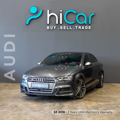 Audi S3 Std AED 1,685pm • 0% Downpayment • S3 • 2 Years Warranty!