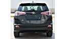 Toyota RAV4 Toyota Rav4 2017 GCC black in excellent condition without accidents, very clean from inside and outs