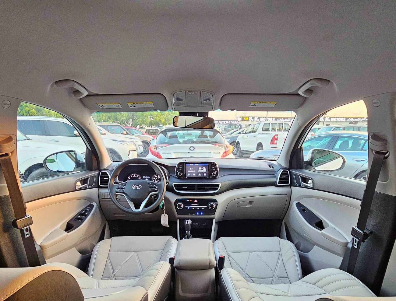 هيونداي توسون SE/ LANE ASSIST/ E BRAKE/ RADAR/ LEATHER/ 2 KEYS/ LOW MIELAGE/ ORG AIRBAG/ 682 MONTHLY/ LOT# 74437