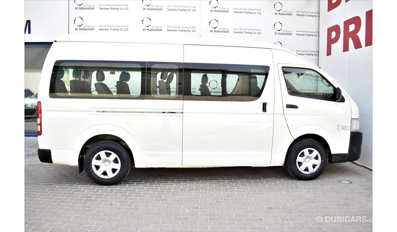 تويوتا هاياس HIACE 2.7L 13 SEATER MT GCC DEALER WARRANTY