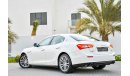 Maserati Ghibli S - GCC - AED 2,135 Per Month! - 0% DP