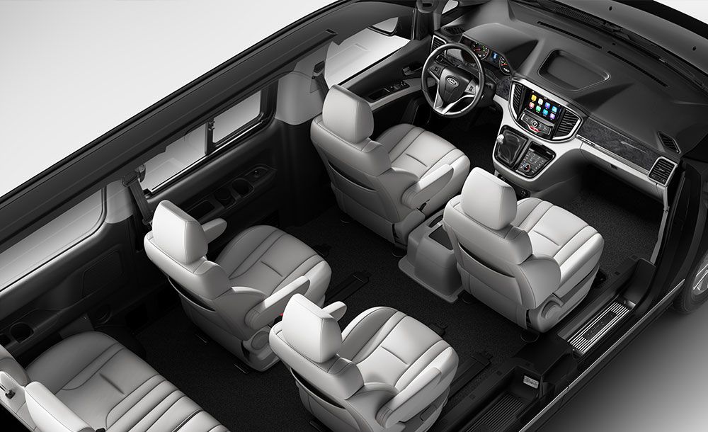 JAC M4 interior - Seats