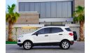 Ford EcoSport | 568 P.M | 0% Downpayment | Amazing Condition!