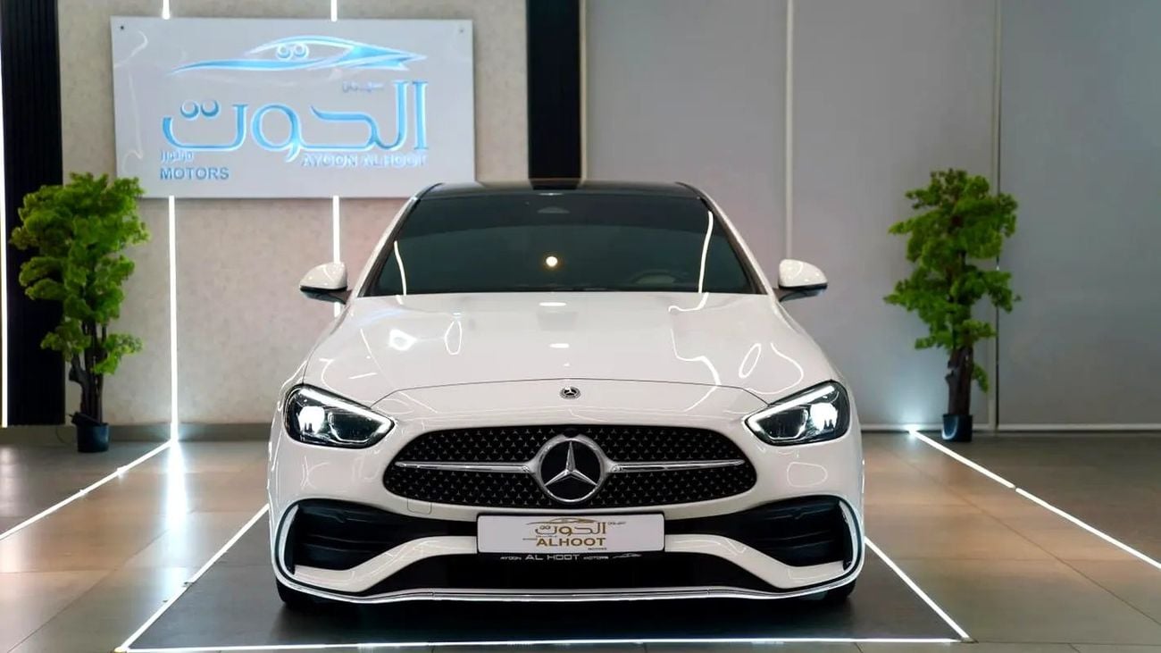 مرسيدس بنز C 200 AMG ELITE MERCEDES C200 || SERVICE CONTRACT || TOP RANGE || GCC || LUXURY || ACCIDENTS FREE || F.S.H