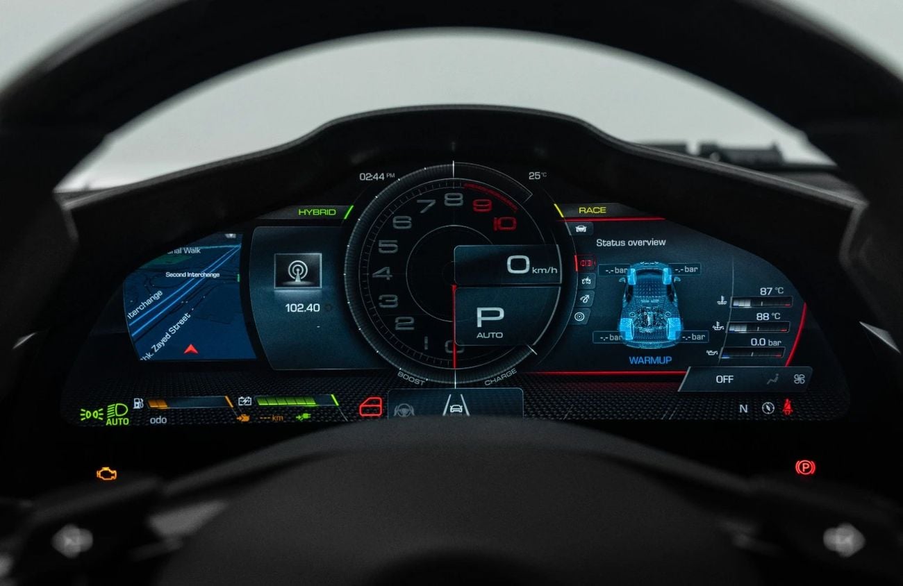 فيراري SF90 ستراديل سترادالي 4.0-liter twin-turbocharged V8 engine + 3 electric motors | Warranty