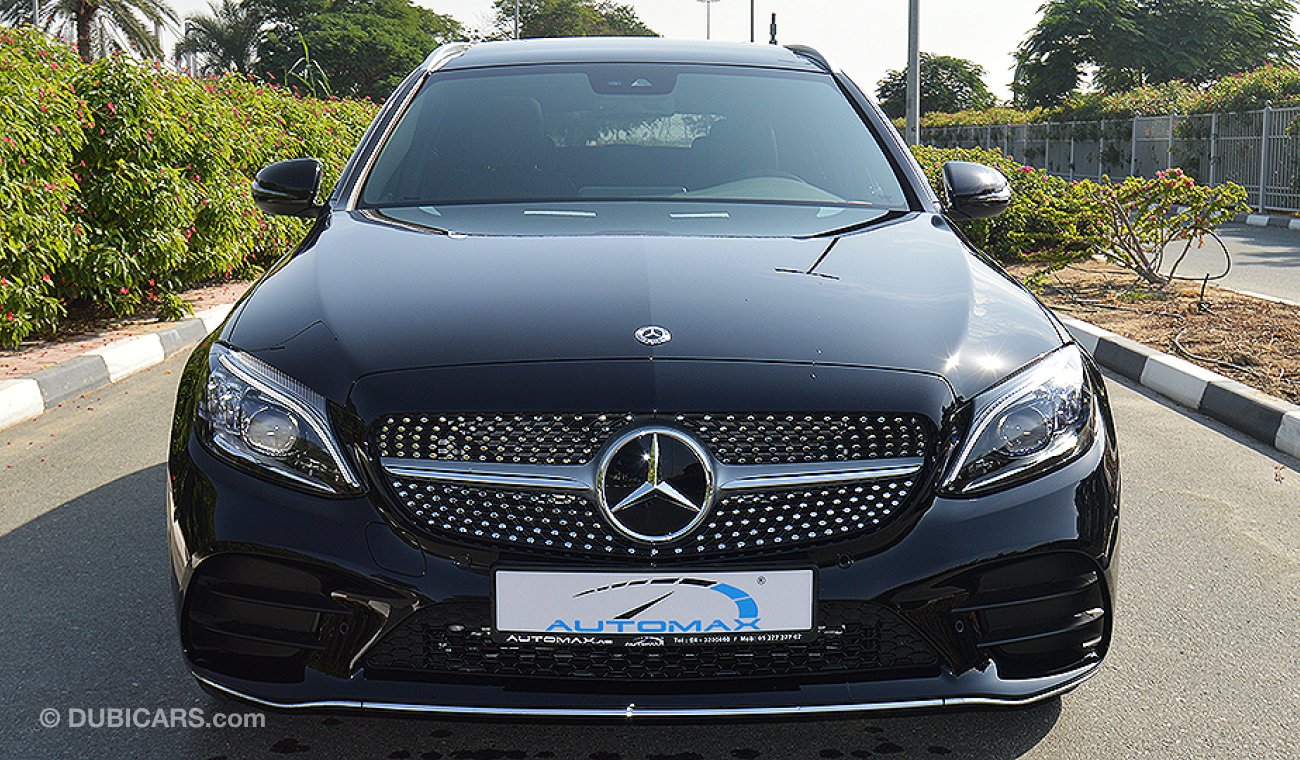 مرسيدس بنز C200 AMG، I-4 Engine، أسود، 0 كم، GCC، الضمان: 3 سنوات أو 100 ألف كم # شحن لاسكلي، 2020