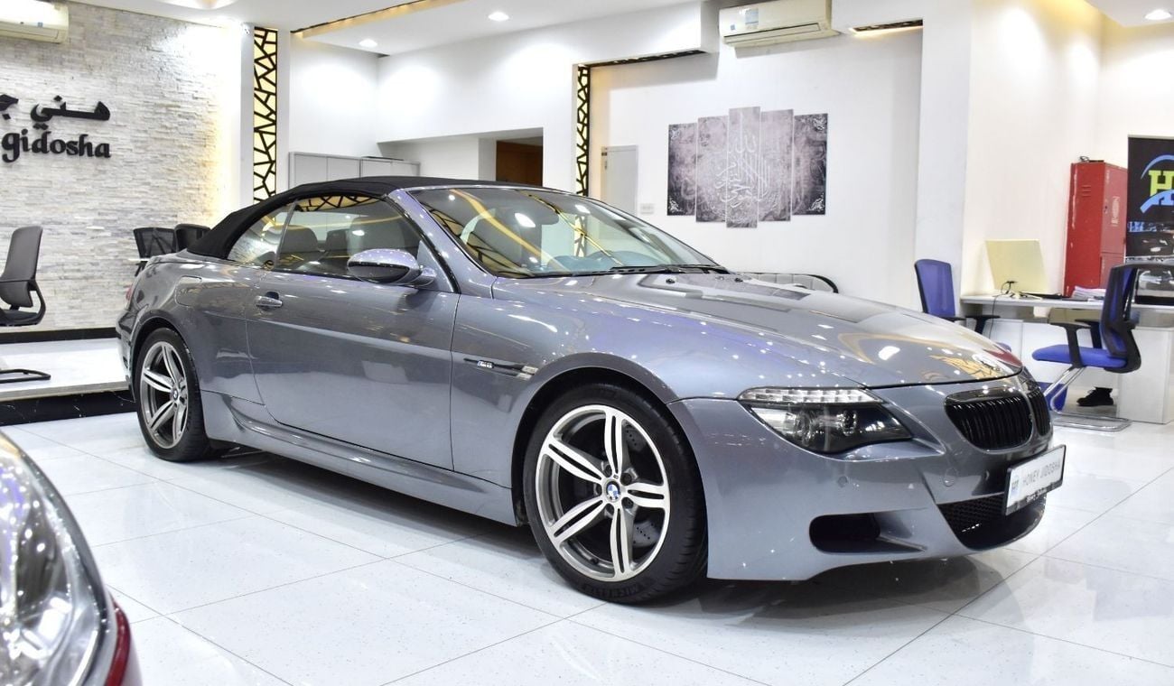 بي أم دبليو M6 STD EXCELLENT DEAL for our BMW M6 Convertible ( 2008 Model ) in Gray Color American Specs
