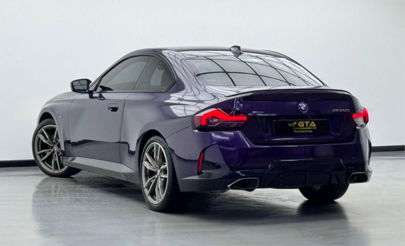 BMW M240i xDrive 3.0L 2022 BMW M240i xDrive, March 2027 BMW Warranty + Service Contract, GCC