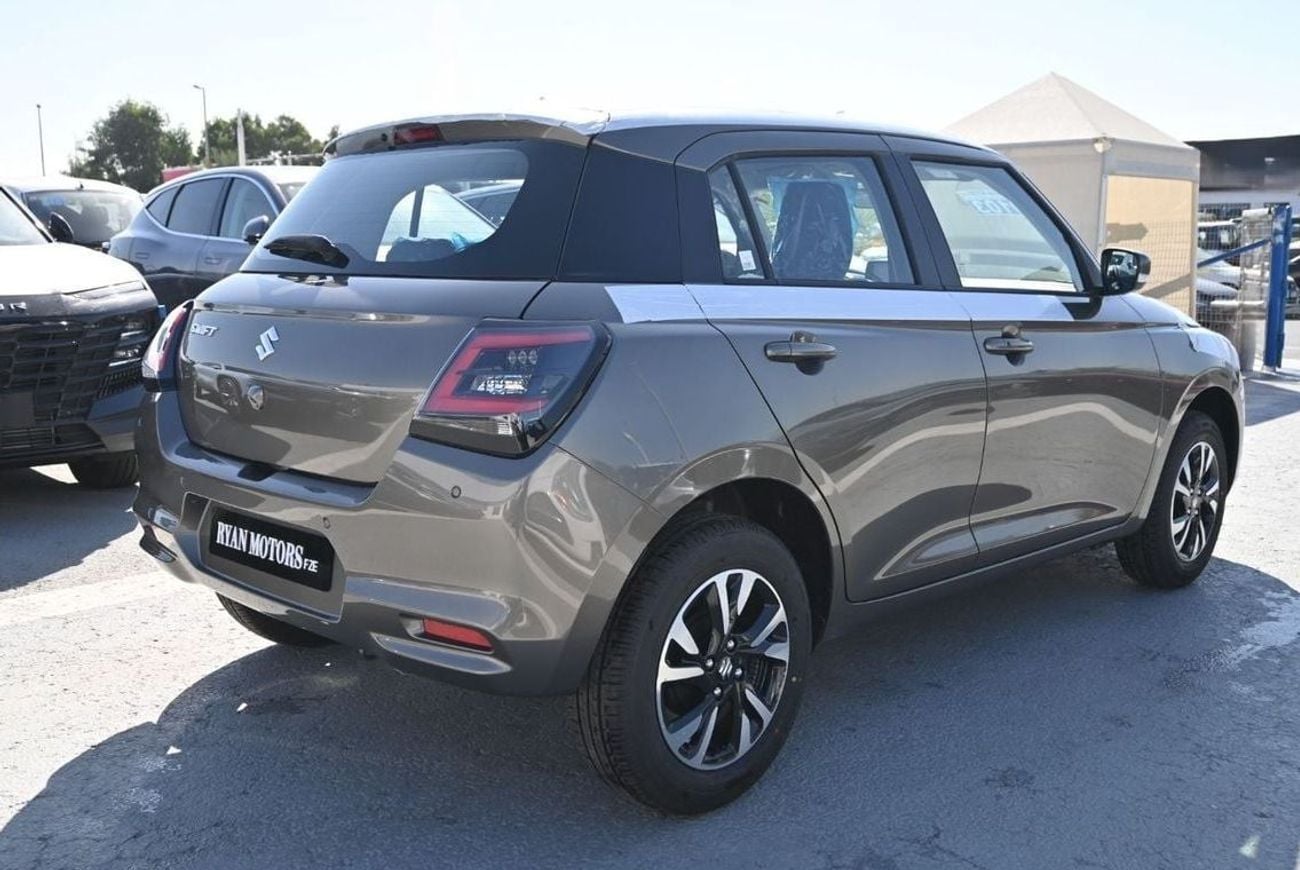 Suzuki Swift GLX 1.2L Suzuki Swift 1.2L Petrol, Hatchback, FWD, 5Doors, Color Grey Model 2025 (Export Price)