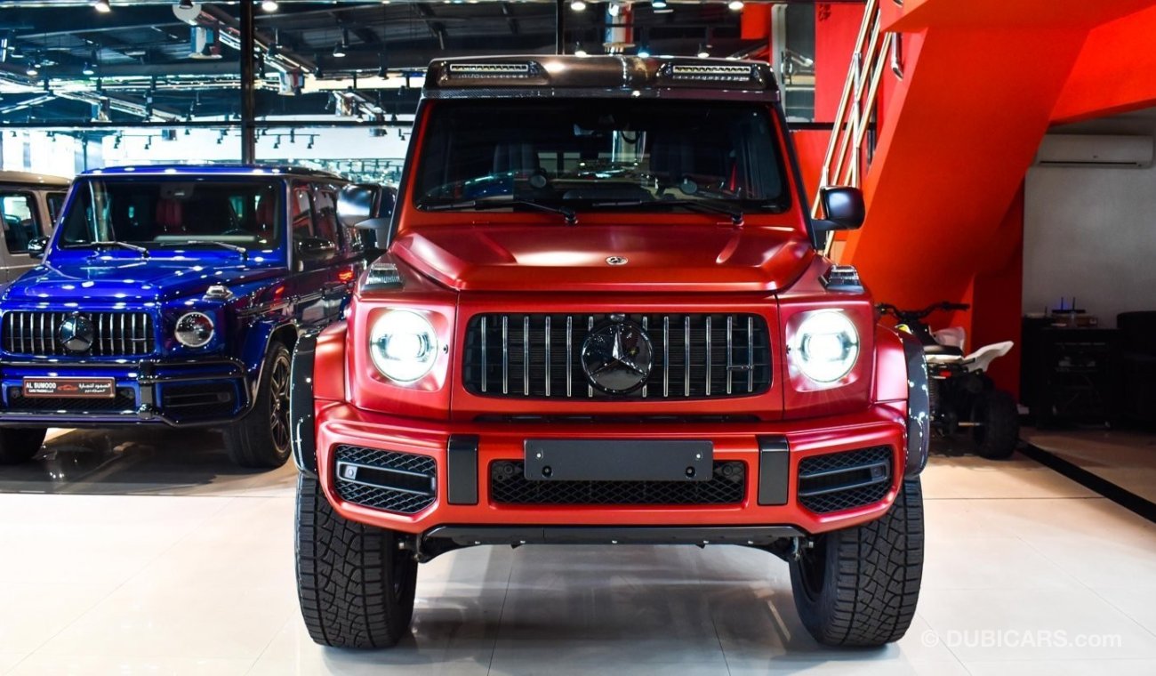 مرسيدس بنز G 63 AMG 4X4² BRAND NEW MERCEDES - BENZ G63 4X4 SQUARED 2023 RED MATE COLOR