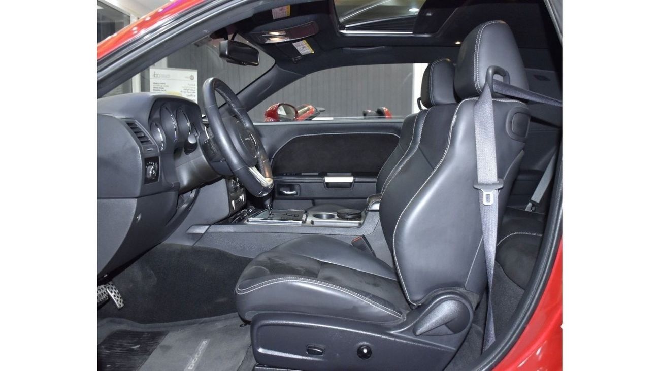 Dodge Challenger EXCELLENT DEAL for our Dodge Challenger SRT8 392 HEMI ( 2012 Model ) in Red Color GCC Specs