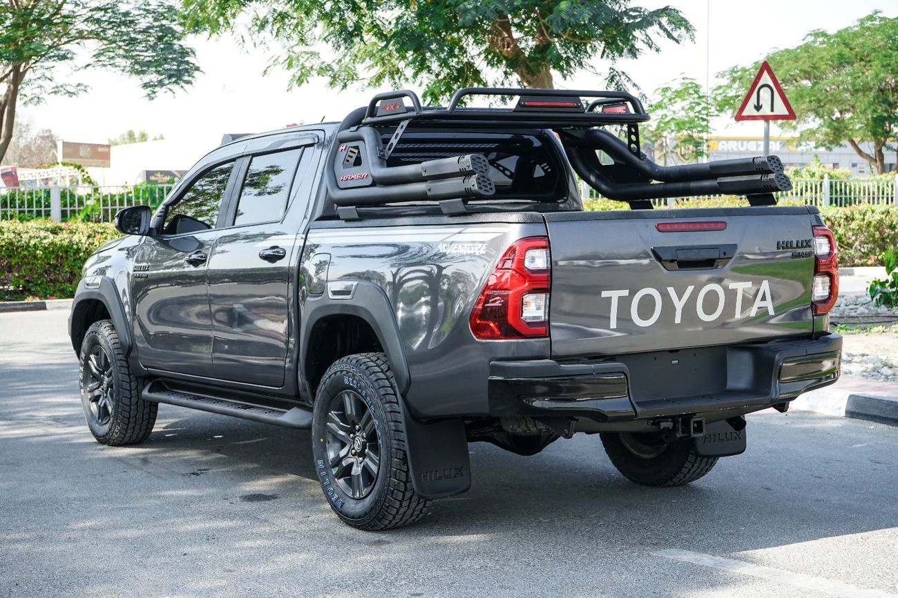 تويوتا هيلوكس The Toyota Hilux is a legendary, tough, and versatile pickup truck known for its reliability and off
