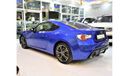 سوبارو BRZ AED 1,135 Per Month / 0% D.P | Subaru BRZ 2016 Model!! in Blue Color! GCC Specs