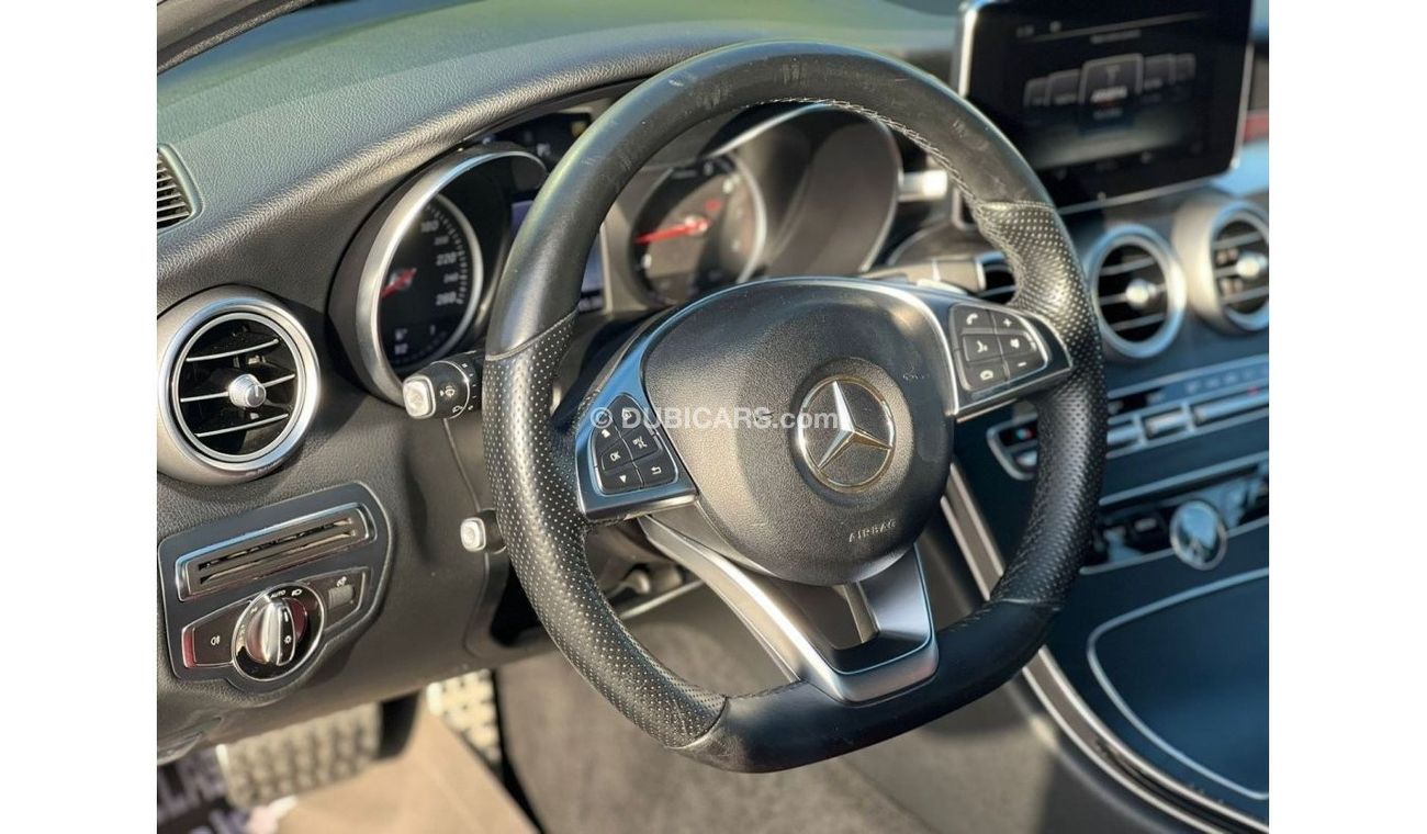 Mercedes-Benz C 200 AMG Pack Mercedes C200 AMG  Panoramic  2017 GCC  Under Warranty