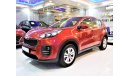 كيا سبورتيج AMAZING KIA Sportage 2017 Model!! in Red Color! GCC Specs