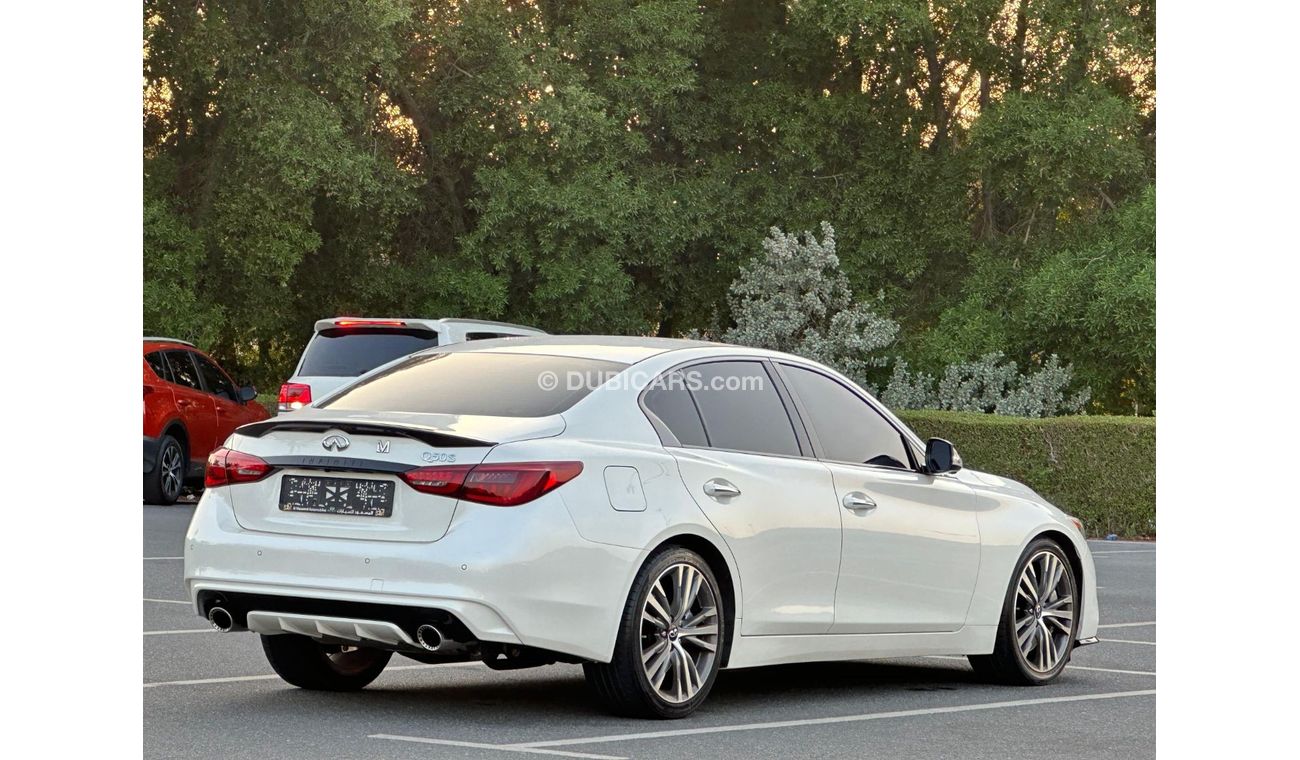 Infiniti Q50 2023 Q-50 S V6 GCC// 3 YEARS WARRANTY AND SERVICE CONTRACT// ORGINAL PAINT// 2KEYS