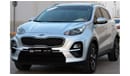 Kia Sportage Kia Sportage 2019 GCC No. 1 full option in excellent condition, without paint, without accidents, ve