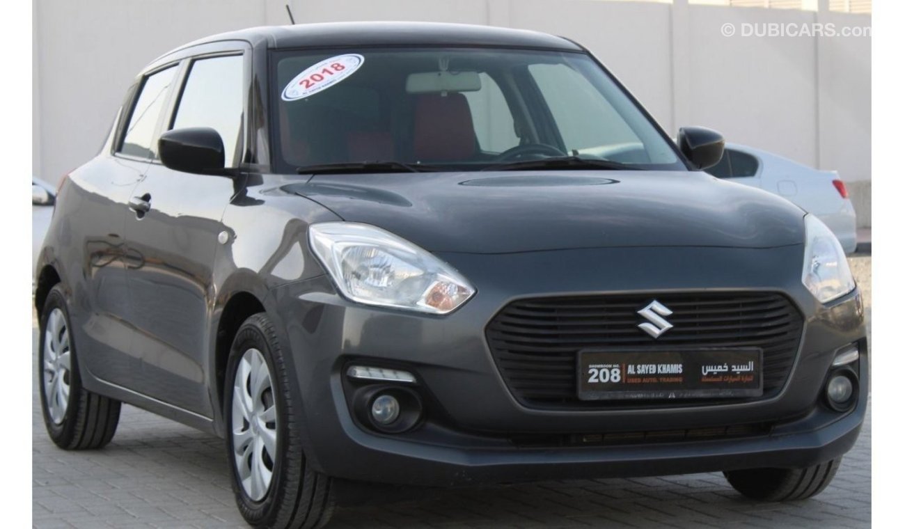 Suzuki Swift GL GL GL GL GL Suzuki Swift 2018 GCC, in agency condition, without paint, without accidents