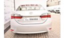 Toyota Corolla 1.6L SE 2018 GCC DEALER WARRANTY