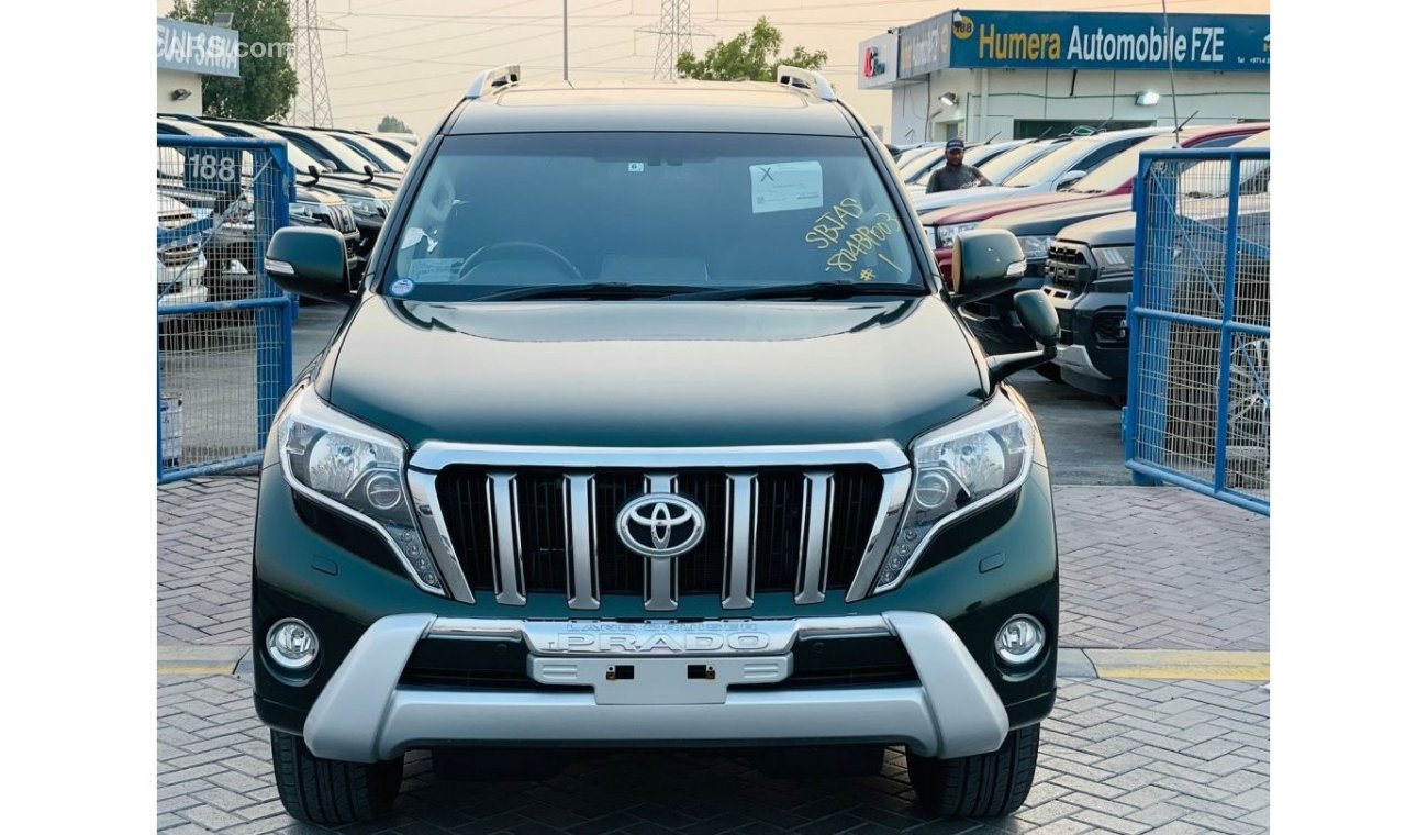 تويوتا برادو Toyota prado RHD Diesel engine model 2016 with leather electric seats also have sunroof car full opt