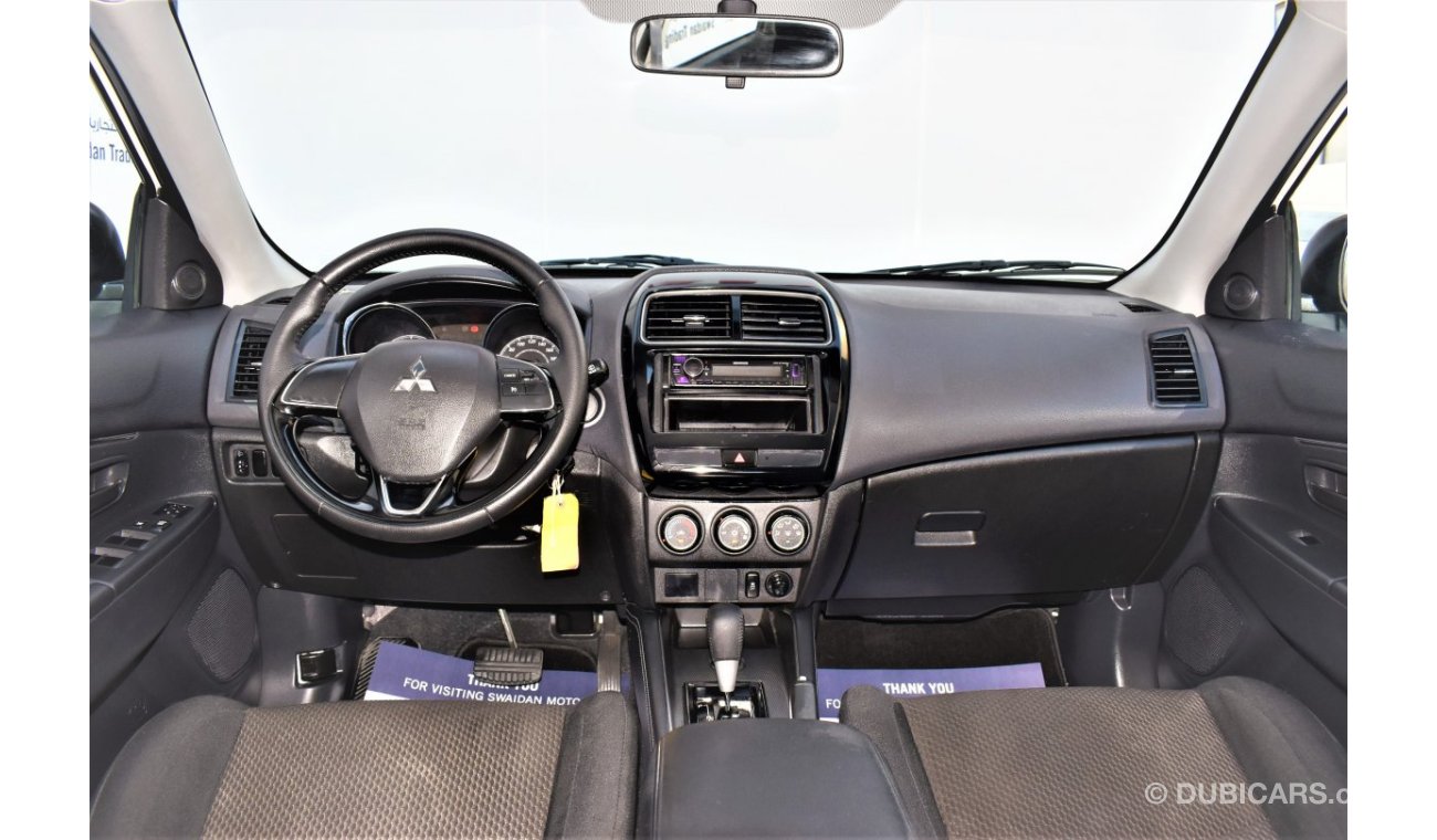 Mitsubishi ASX AED 689 PM | 2.0L GLX 2WD GCC WARRANTY