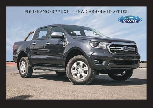 Ford Ranger #Al XL 2.2L Double Cab Utility A/T FORD RANGER 2.2L XLT CREW CAB 4X4 MID AT DSL 2022