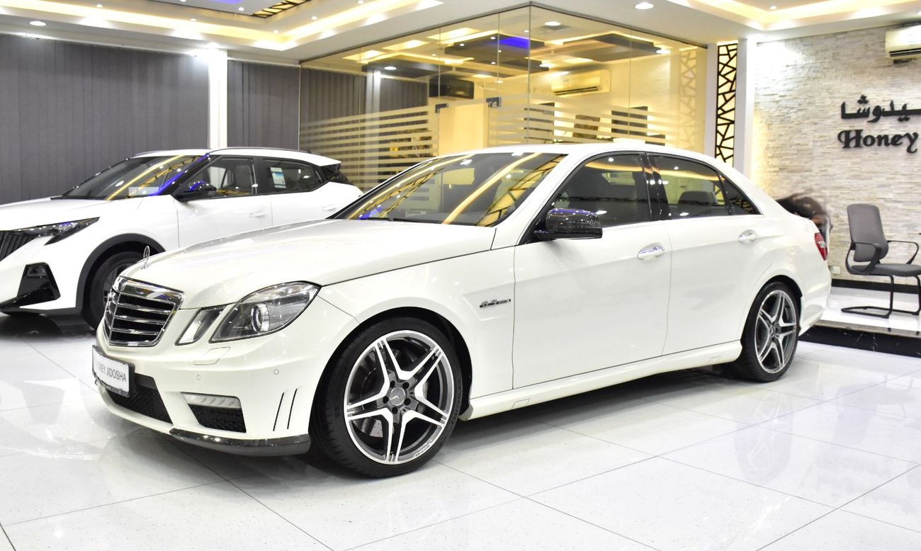 Mercedes-Benz E 63 AMG EXCELLENT DEAL for our Mercedes Benz E63 AMG ( 2011 Model ) in White Color GCC Specs