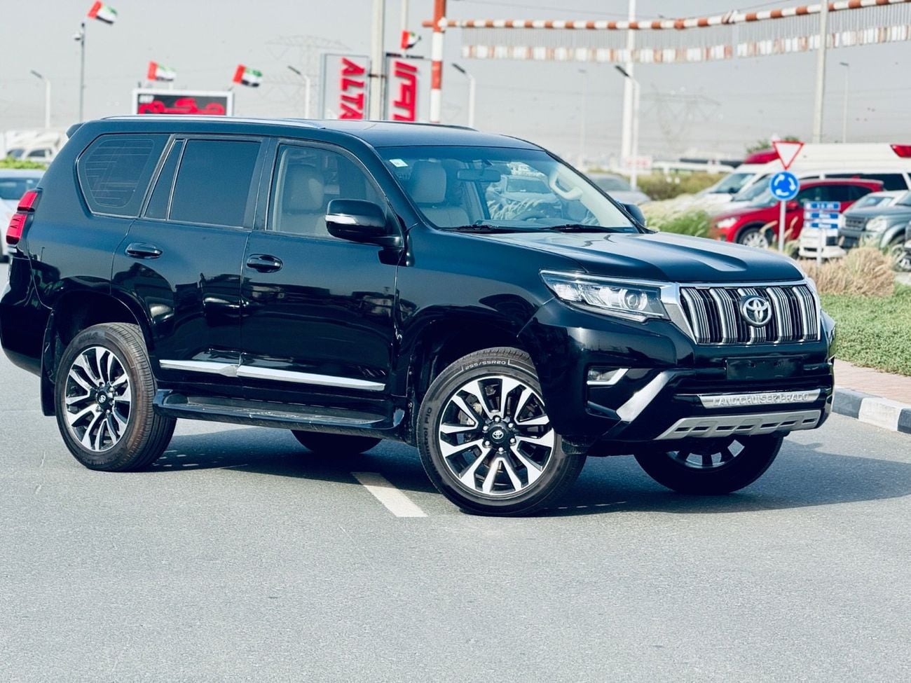 Toyota Prado Toyota Prado model 2021 petrol cylinder 4 black colour