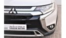 Mitsubishi Outlander AED 1331 PM | 2.4L GLX GCC WARRANTY