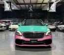 Mercedes Benz S63 AMG STD 4.0L V8 | Maybach Kit| Custom Tiffany green & glitter wrap/pink  finish