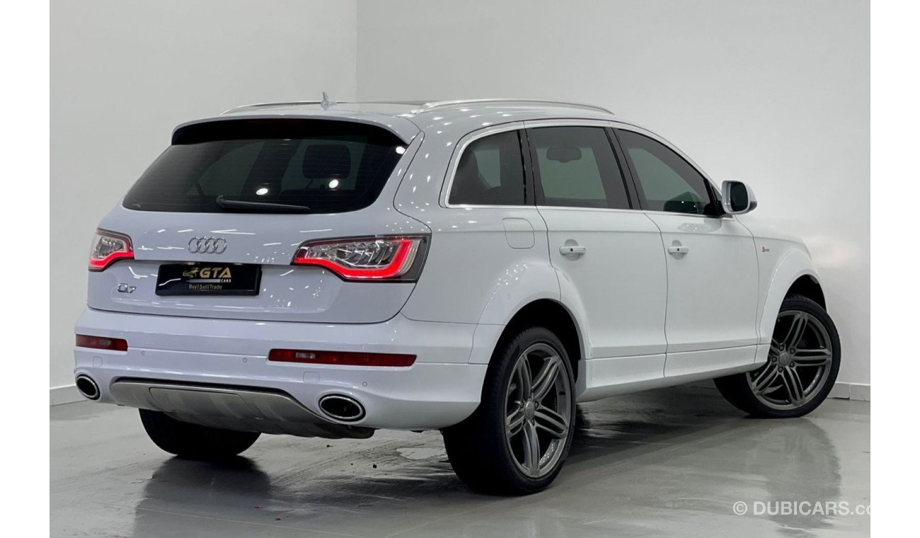 أودي Q7 TFSI quattro S-لاين 2015 Audi Q7 S-Line Supercharged, Service History, Low kms, Full Options, GCC