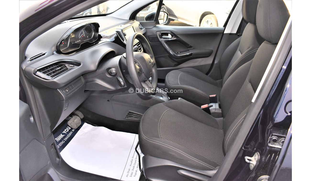 Peugeot 208 AED 519 PM | 1.6L ACTIVE GCC AGENCY WARRANTY UP TO 2024 OR 100K KM