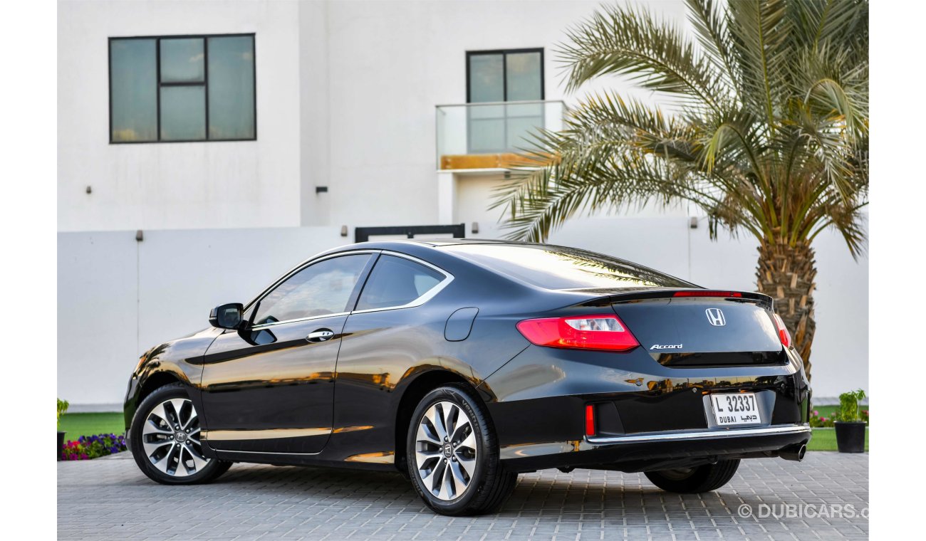 Honda Accord Coupe - 2 Year Warranty - AED 1,155 per month - 0% Downpayment