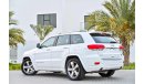 جيب جراند شيروكي Overland V8 | 1,645 P.M | 0% Downpayment | Full Option | Exceptional Condition!