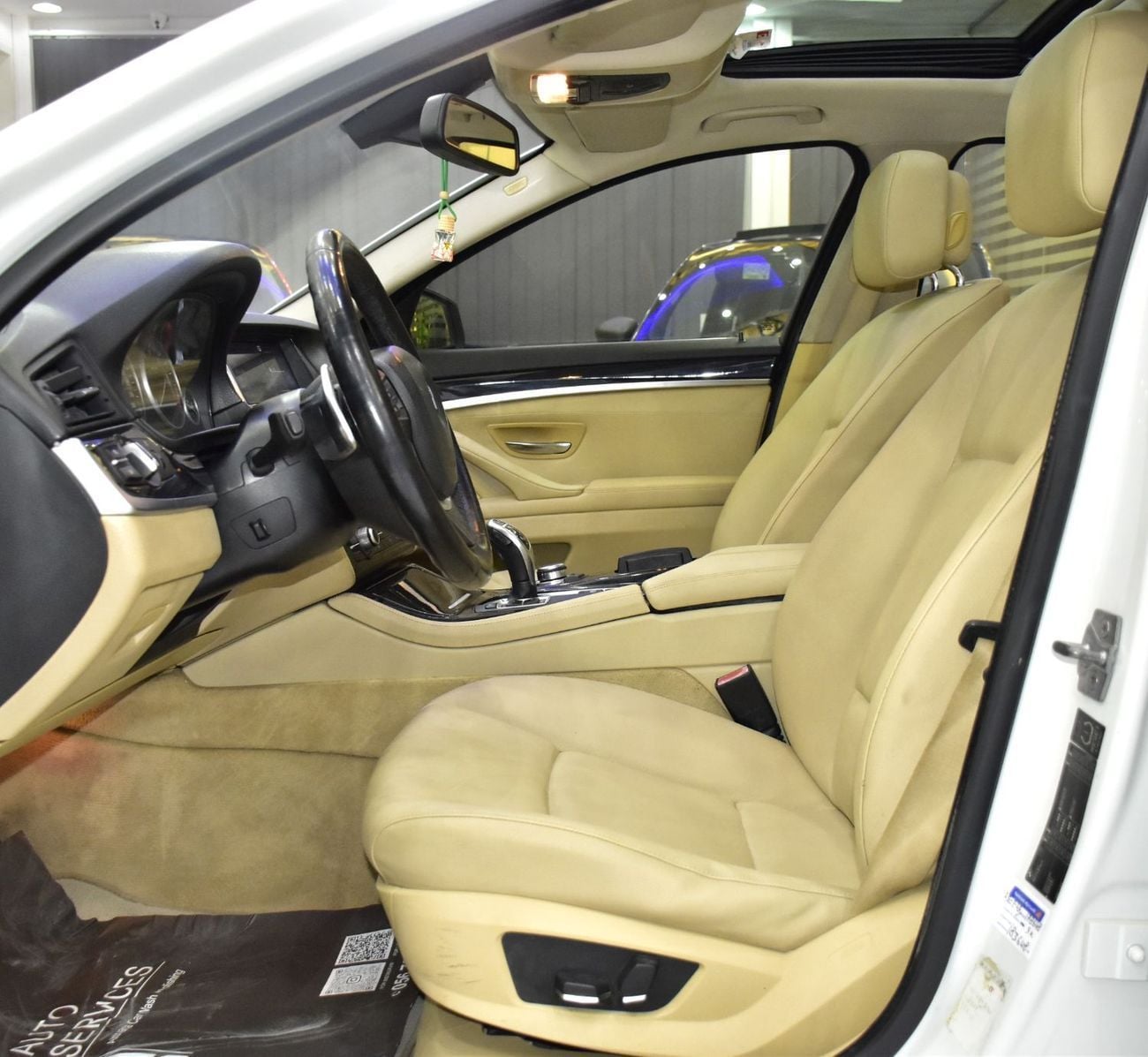 BMW 520i EXCELLENT DEAL for our BMW 520i ( 2012 Model ) in White Color GCC Specs
