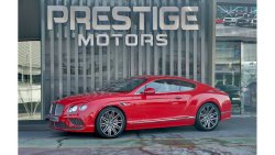 Bentley Continental Speed GCC 2016 Perfect condition inside and out